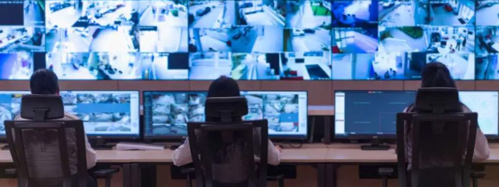 photo d'un poste de surveillance pour un évènement