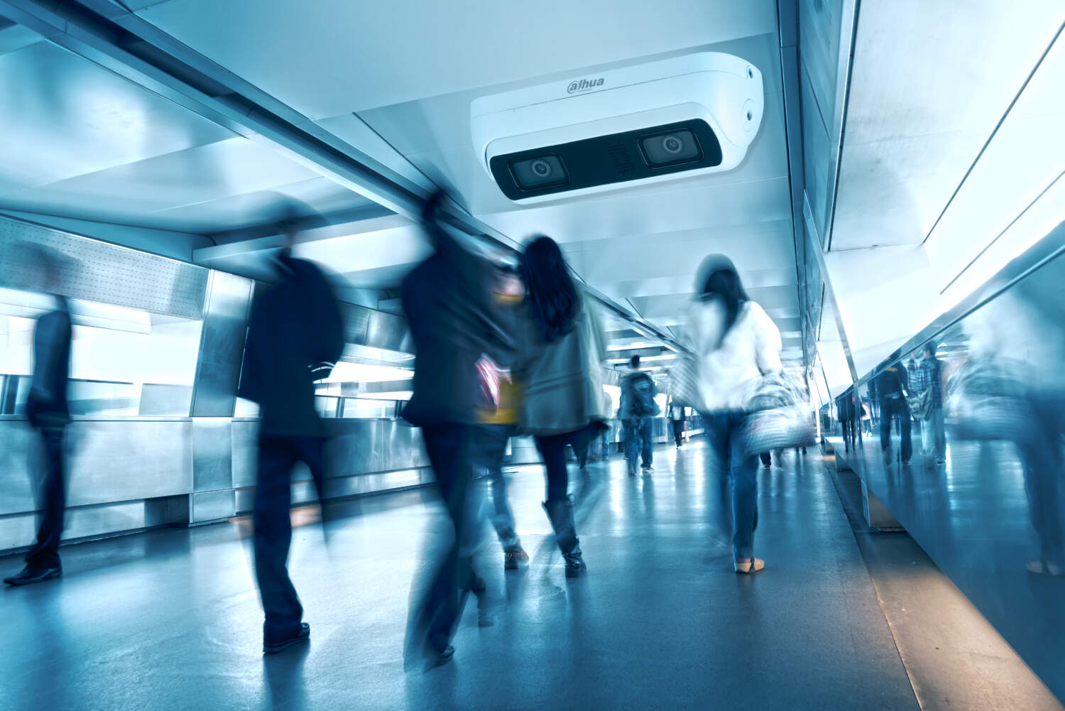 photo d'un système Dahua de comptage d'affluence